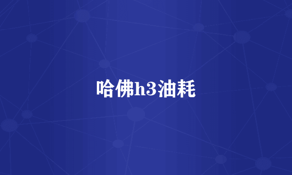 哈佛h3油耗