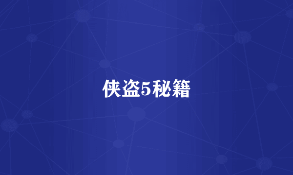 侠盗5秘籍