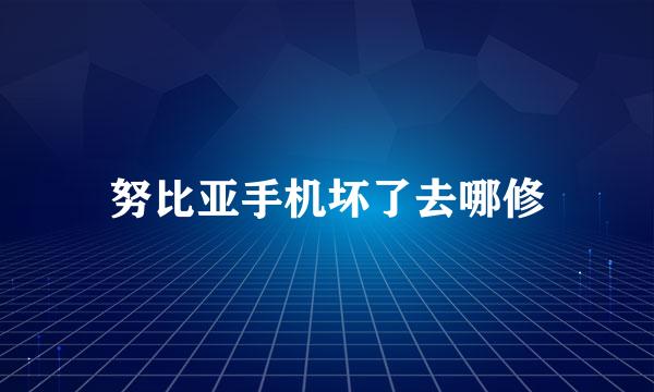 努比亚手机坏了去哪修