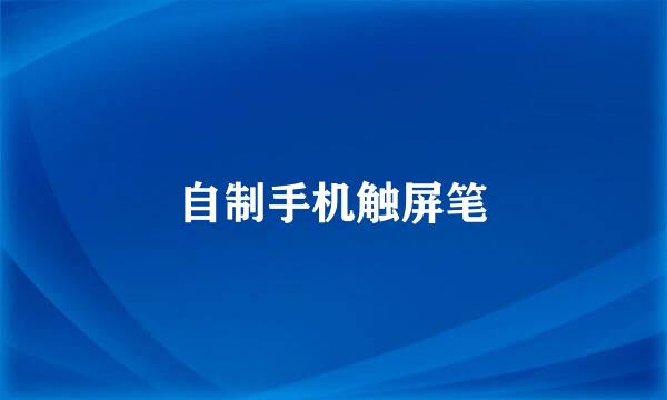 自制手机触屏笔